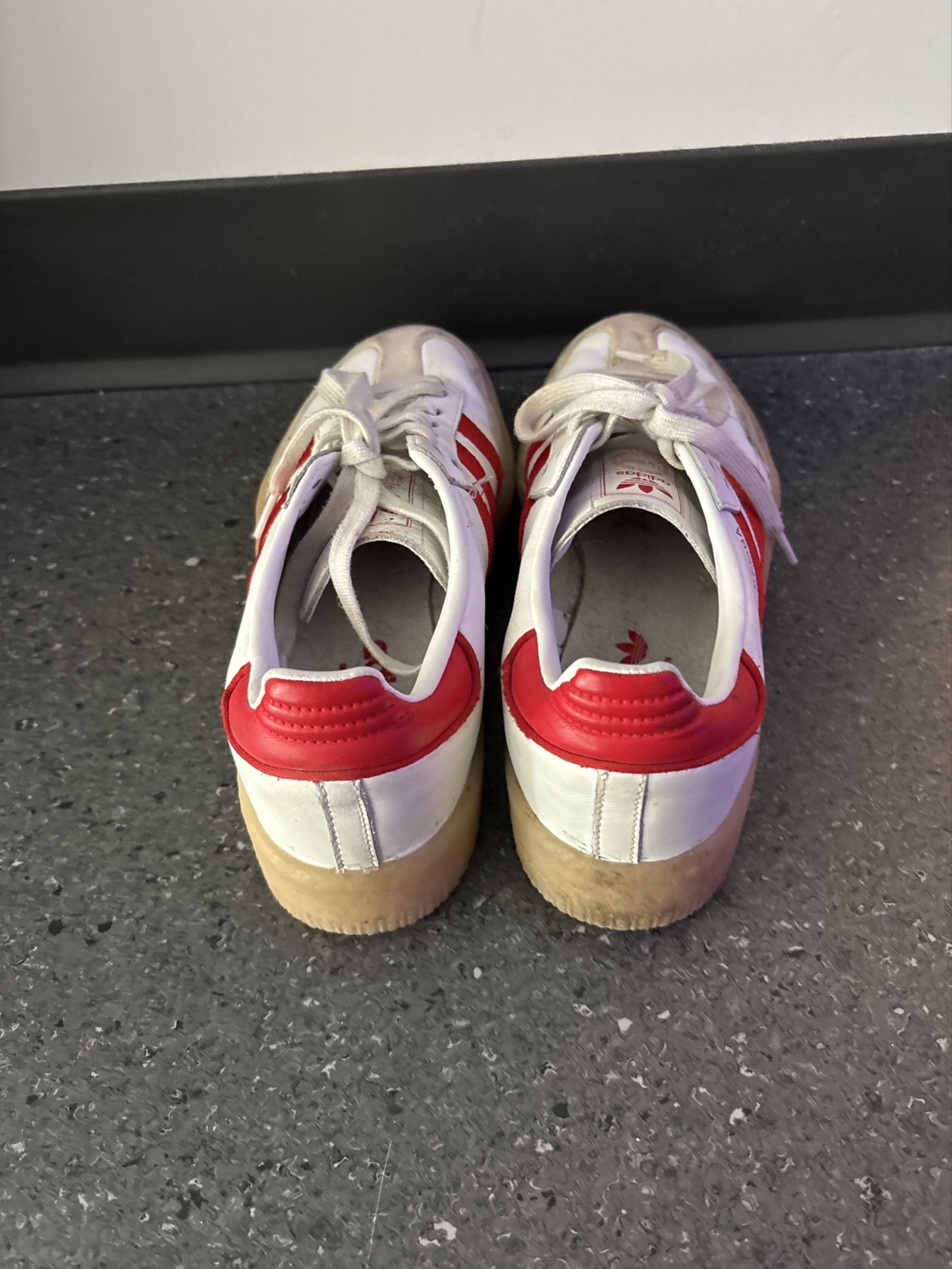 Adidas Samba Sneakers - White and Red - photo 3