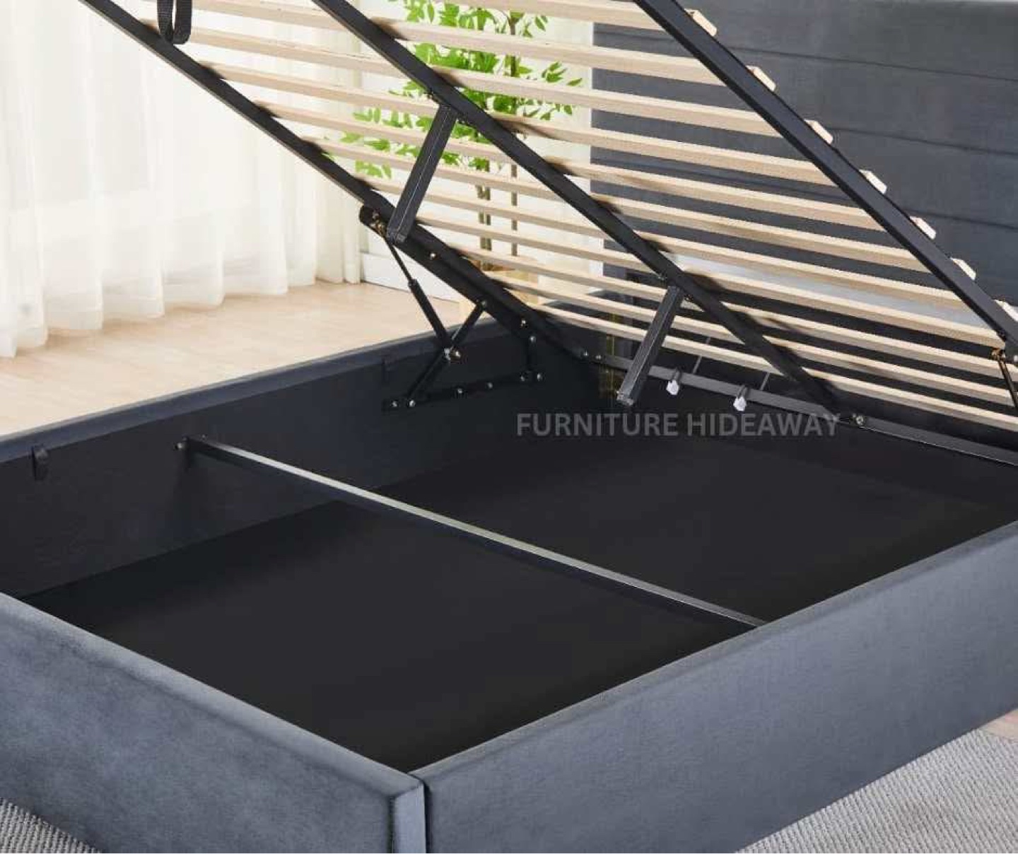 NEW BED FRAME ✨ HYDRAULIC STORAGE WITH WARRANTY‼️ - photo 2
