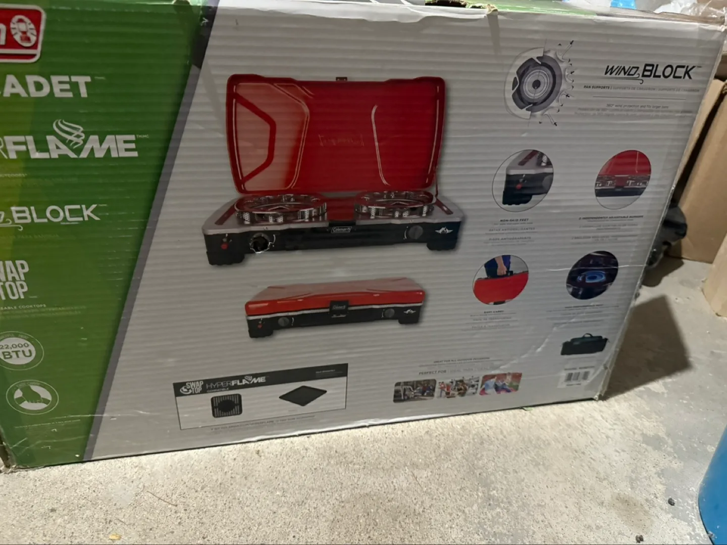 Coleman Hyperflame FyreCadet Stove 💚 image indicator(3)