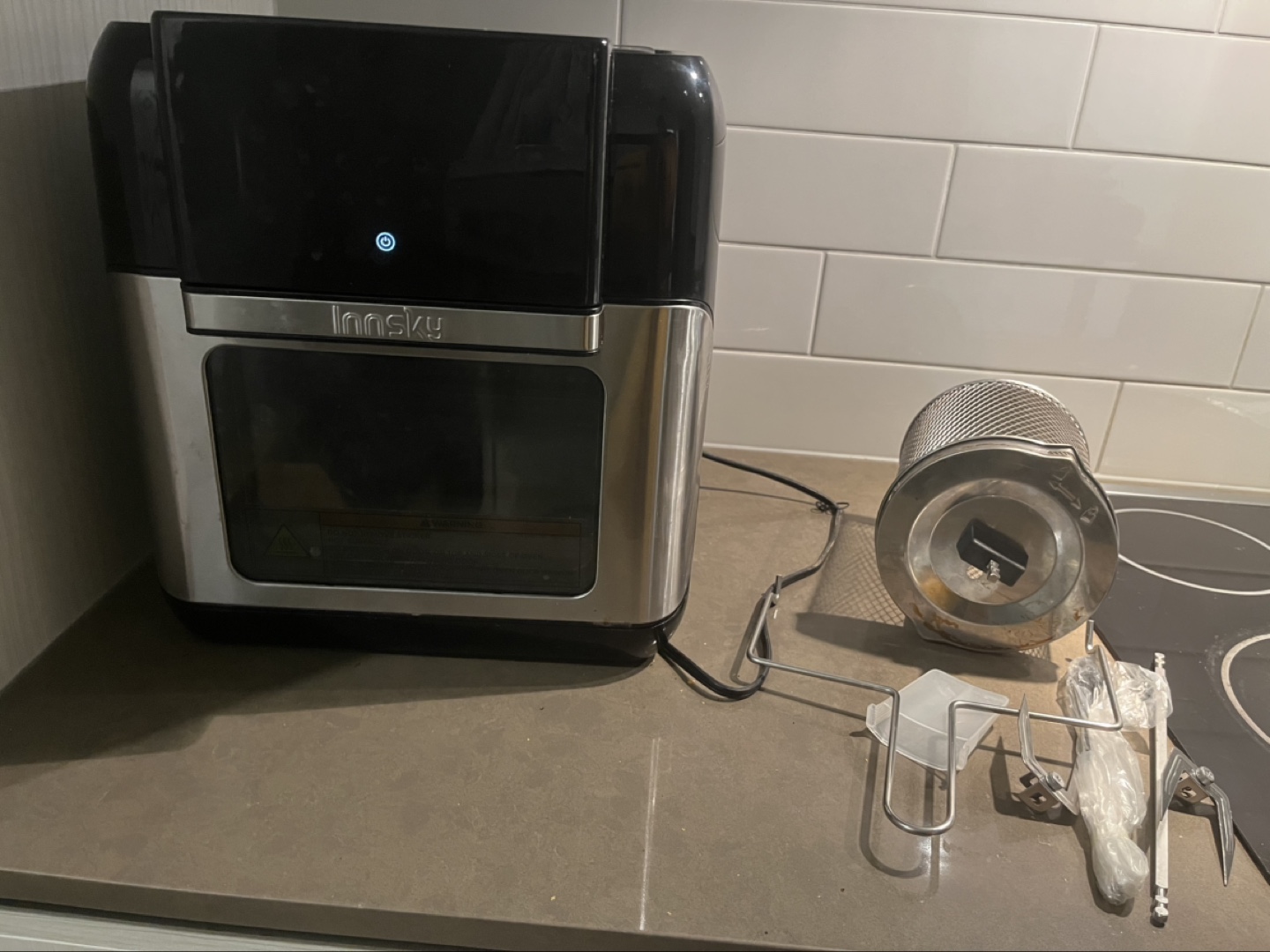 3 LEVEL AIR FRYER OVEN WITH ROTISSERIE