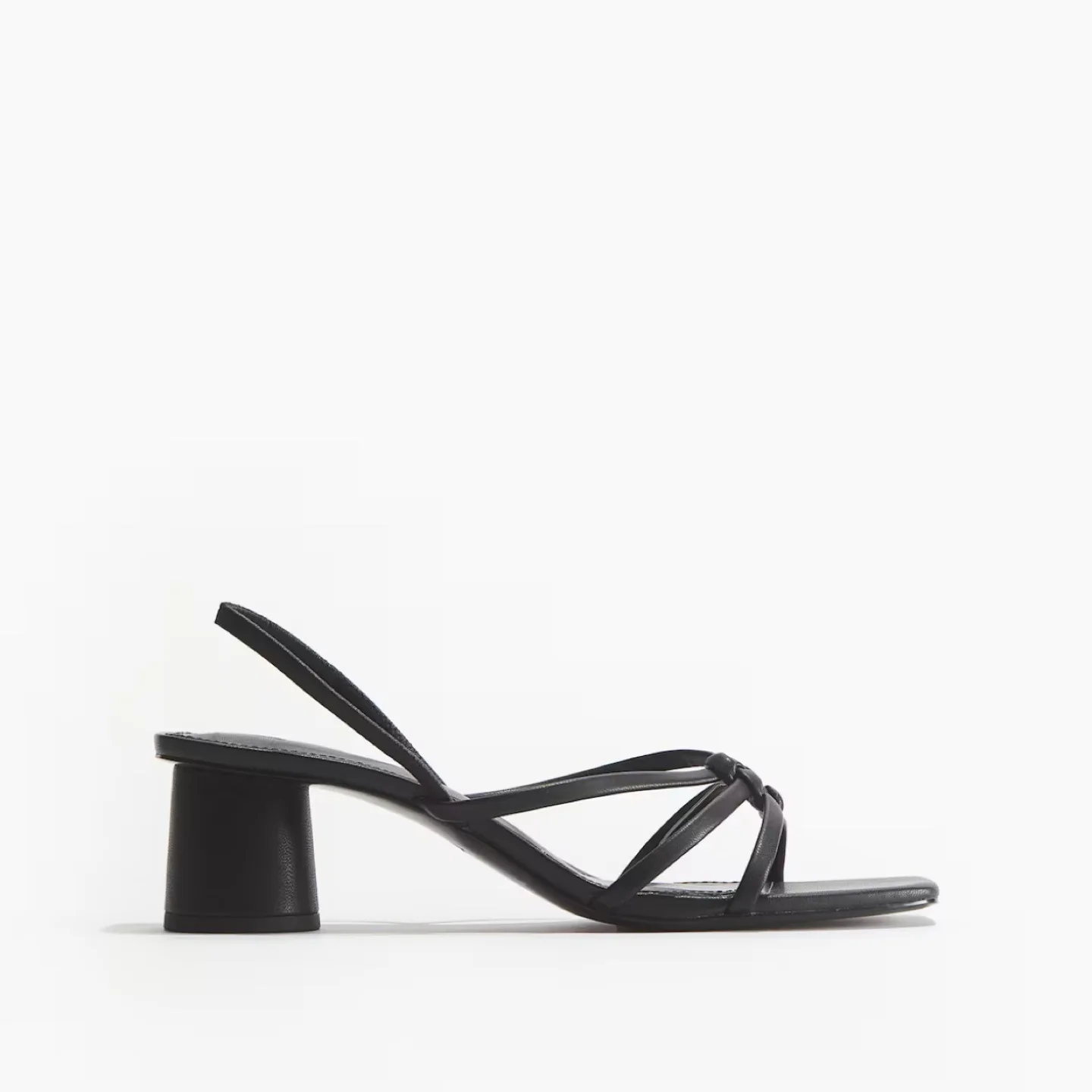 Black H&M Women's Block Heel Sandals image indicator(3)