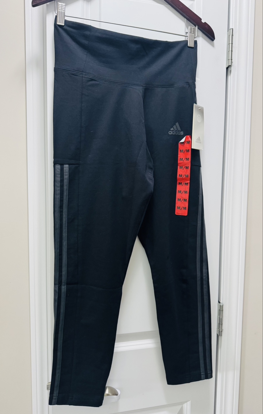 Adidas Women's 7/8 Leggings - Black - Size Medium