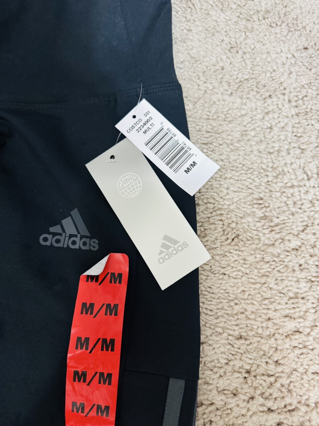 Adidas Women's 7/8 Leggings - Black - Size Medium - photo 3