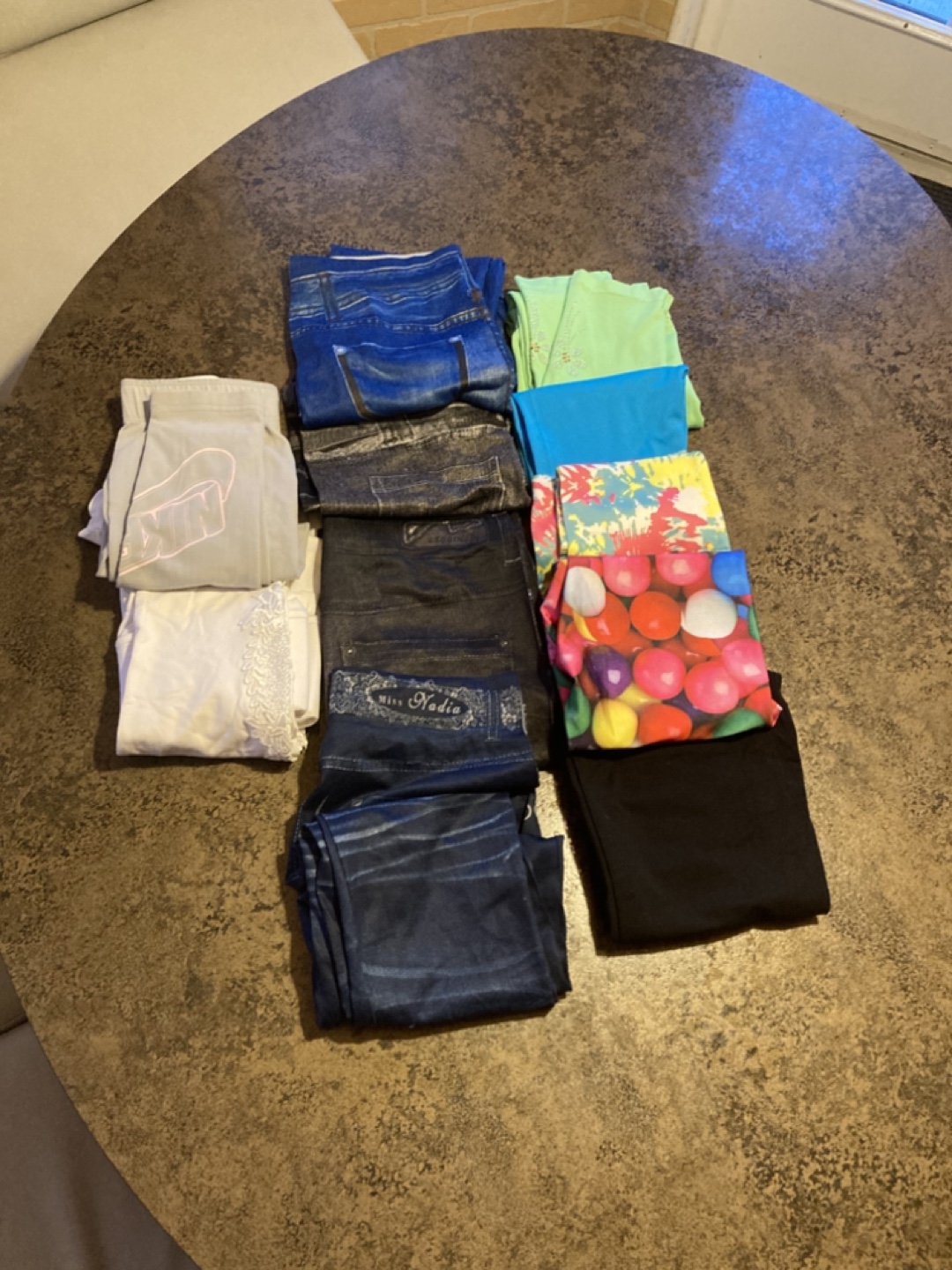 Bundle of 12 Girls' Leggings