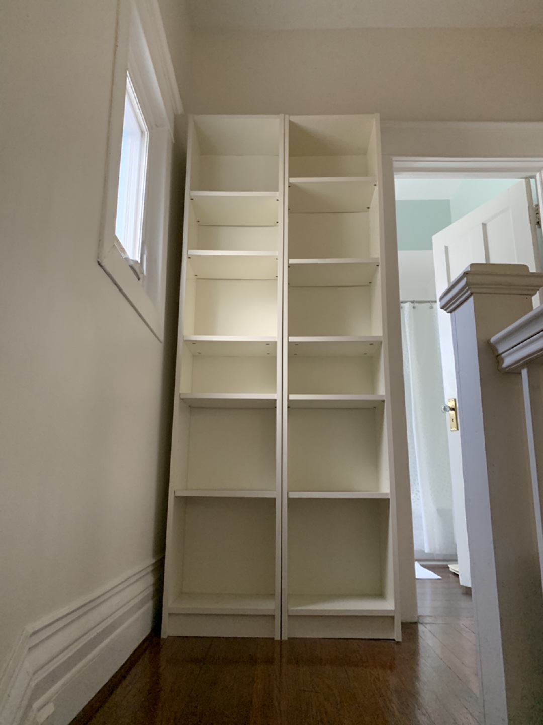 Pair of IKEA BILLY Bookcases - White