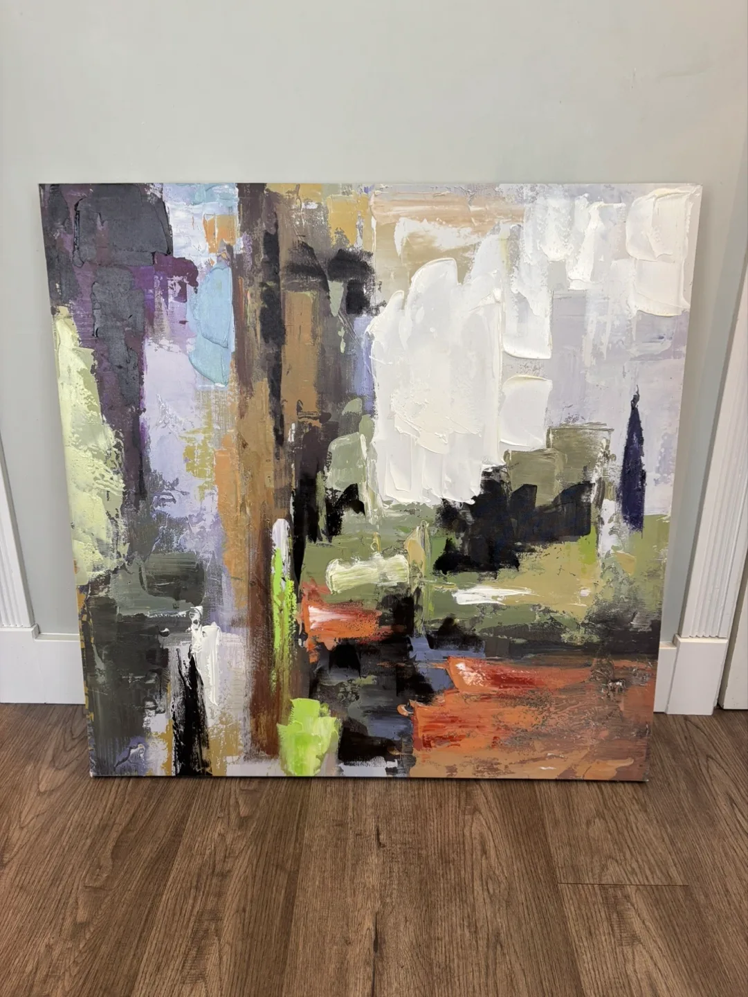 Large Abstract Canvas Painting thumbnail