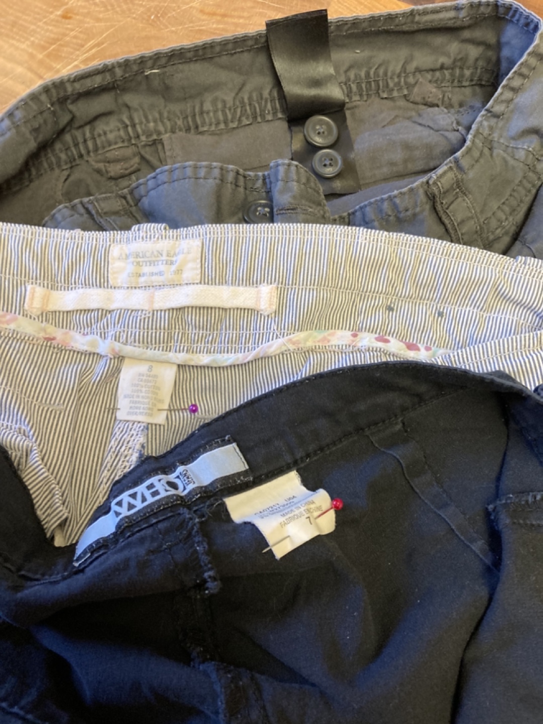 Three pairs of women's cargo pants - photo 3