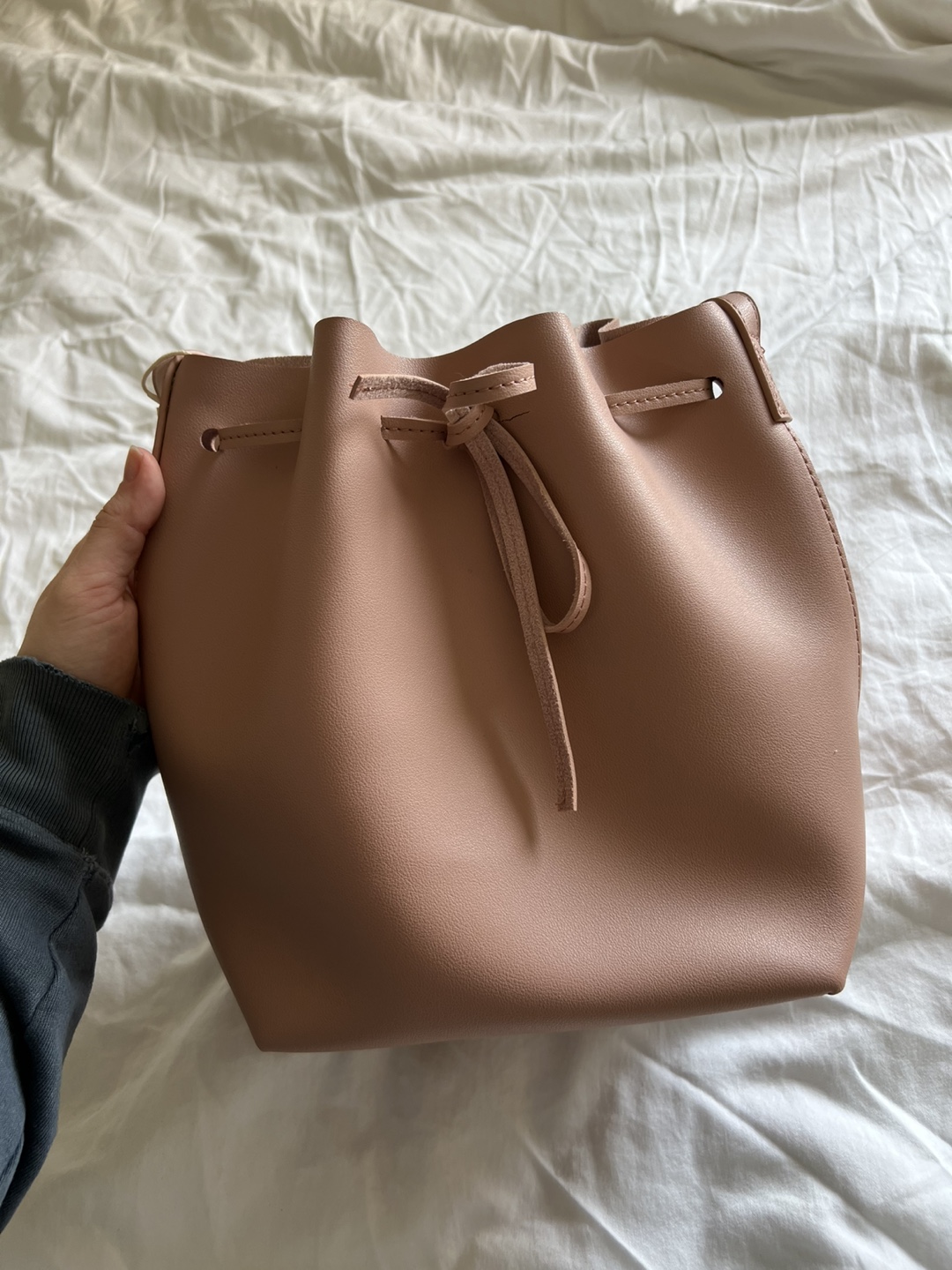Kayla Ava Blush Pink Bucket Bag - photo 3