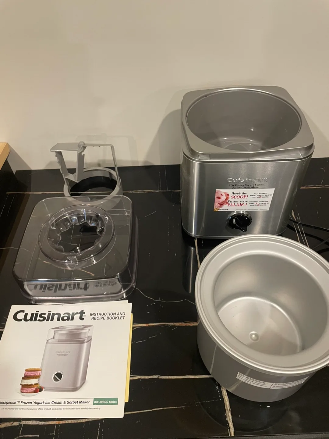 Cuisinart Pure Indulgence Frozen Yogurt-Ice Cream & Sorbet Maker image indicator(3)