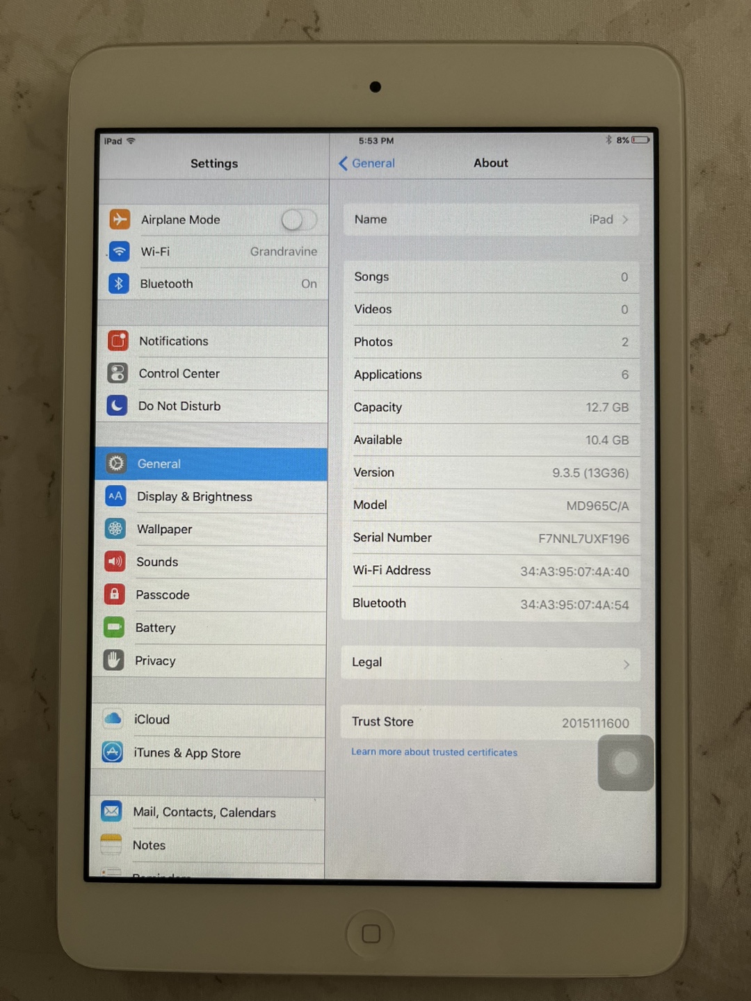 iPad Mini 1 - Used Tablet - photo 3