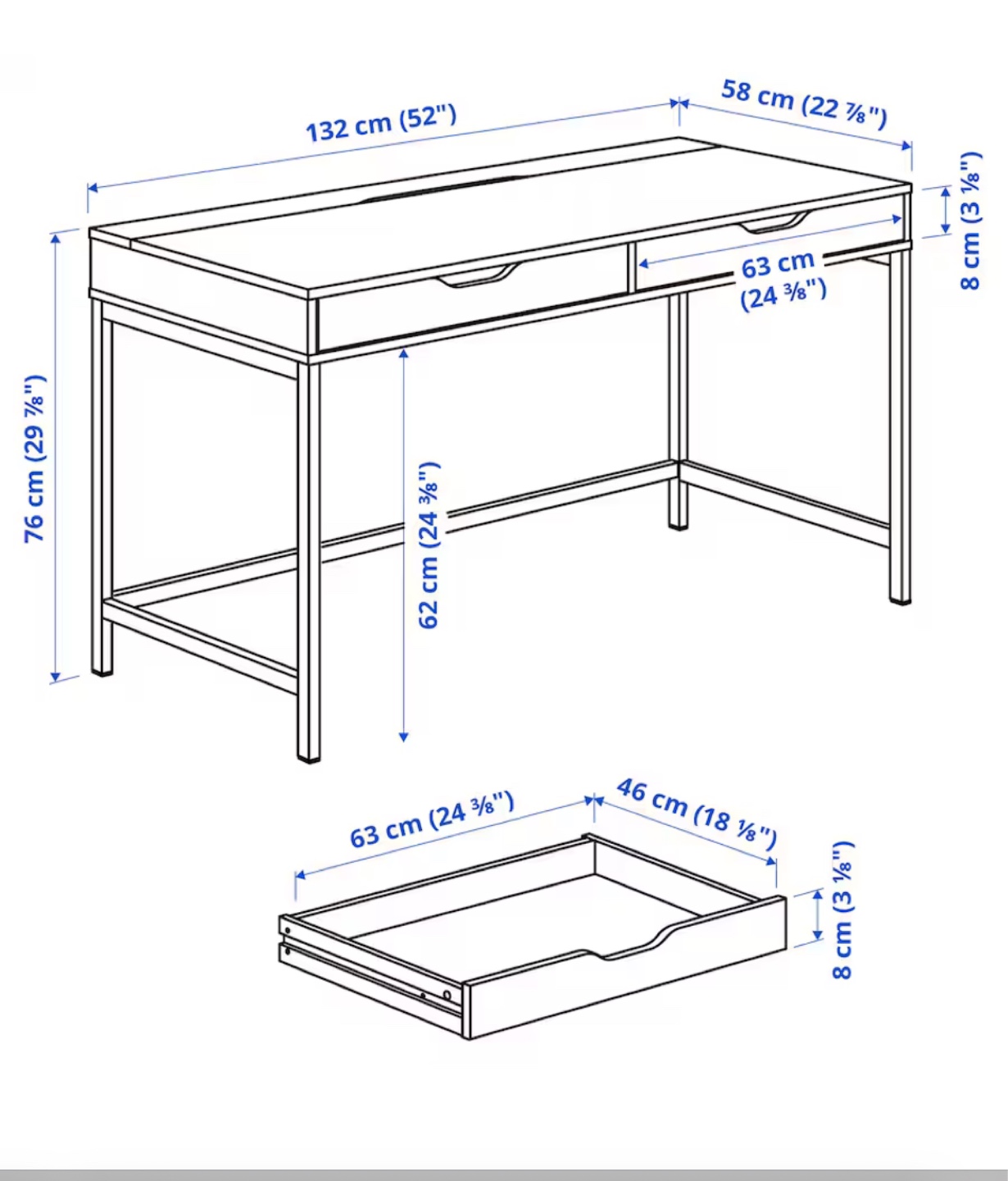 IKEA Desk - White