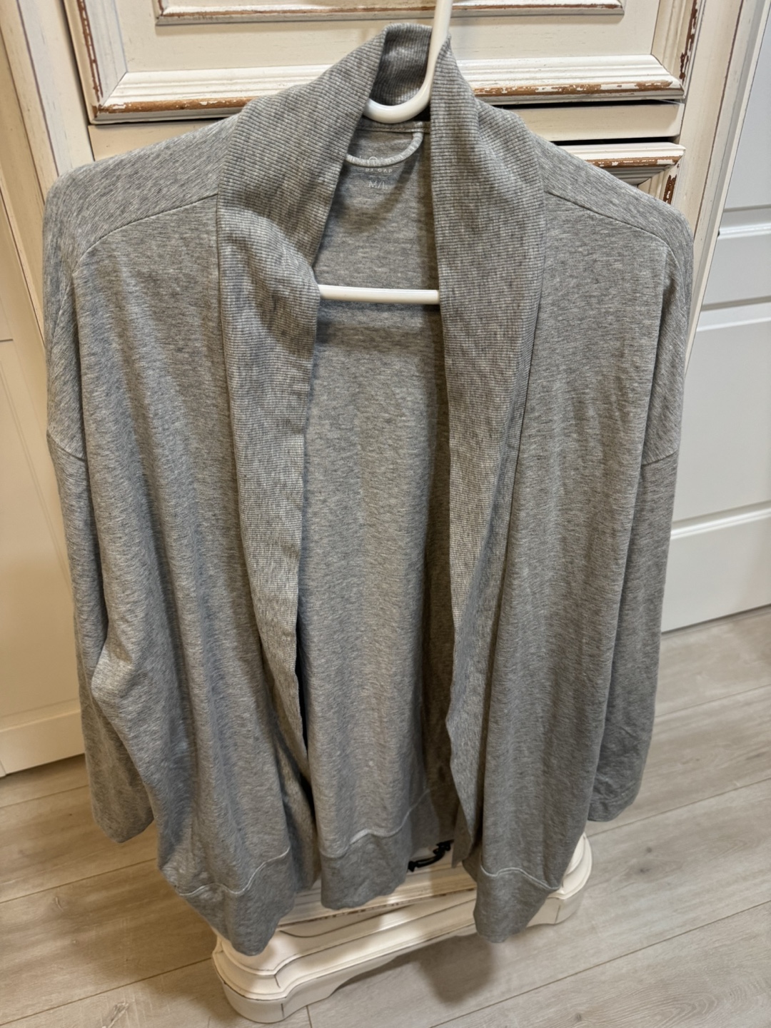 Gray Open Cardigan Sweater - photo 5