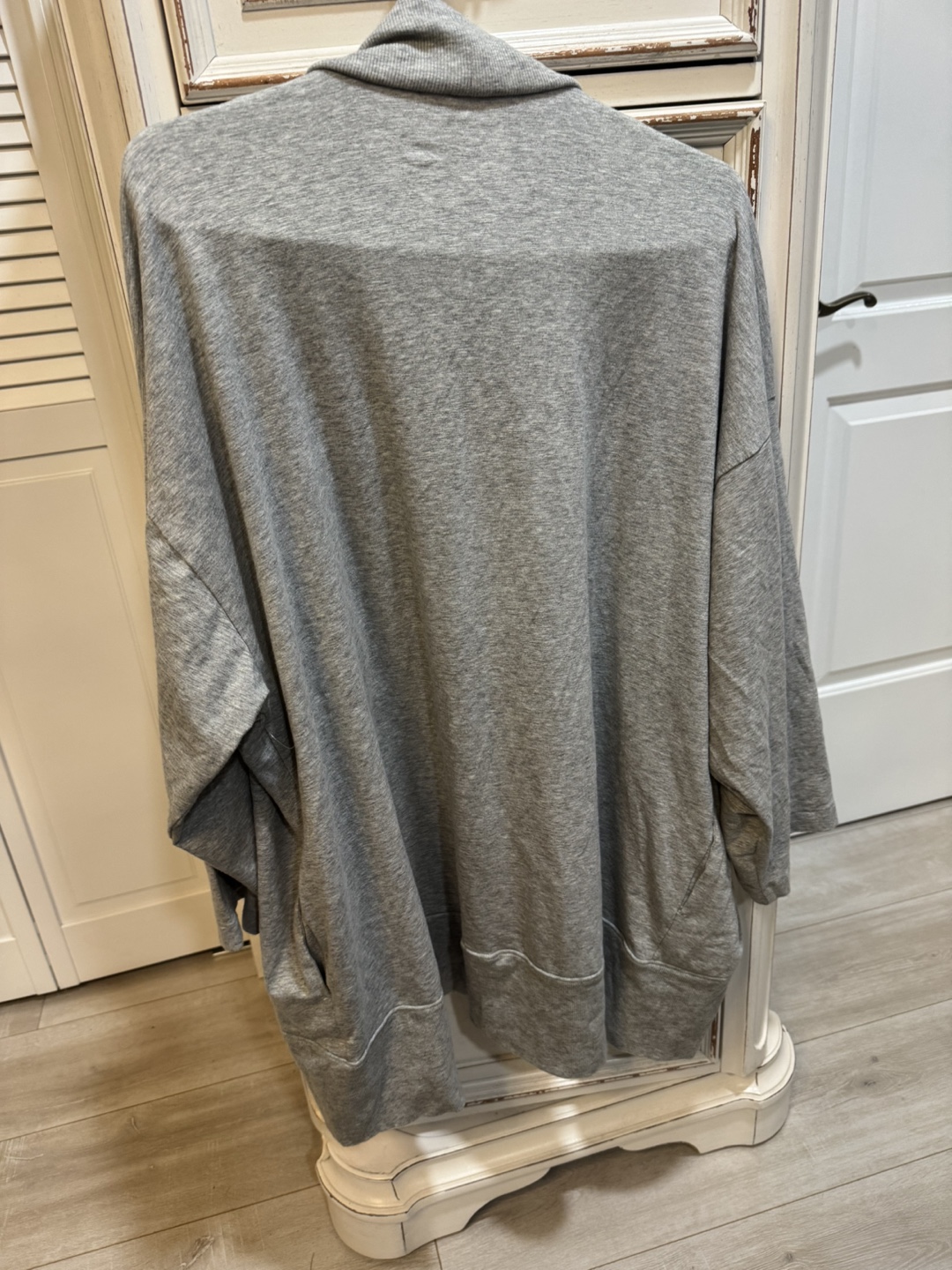 Gray Open Cardigan Sweater - photo 3