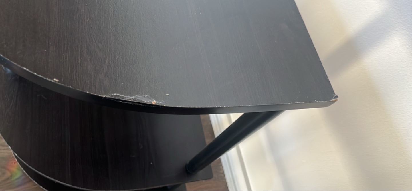 Black 3-Tier Entertainment Center - photo 2