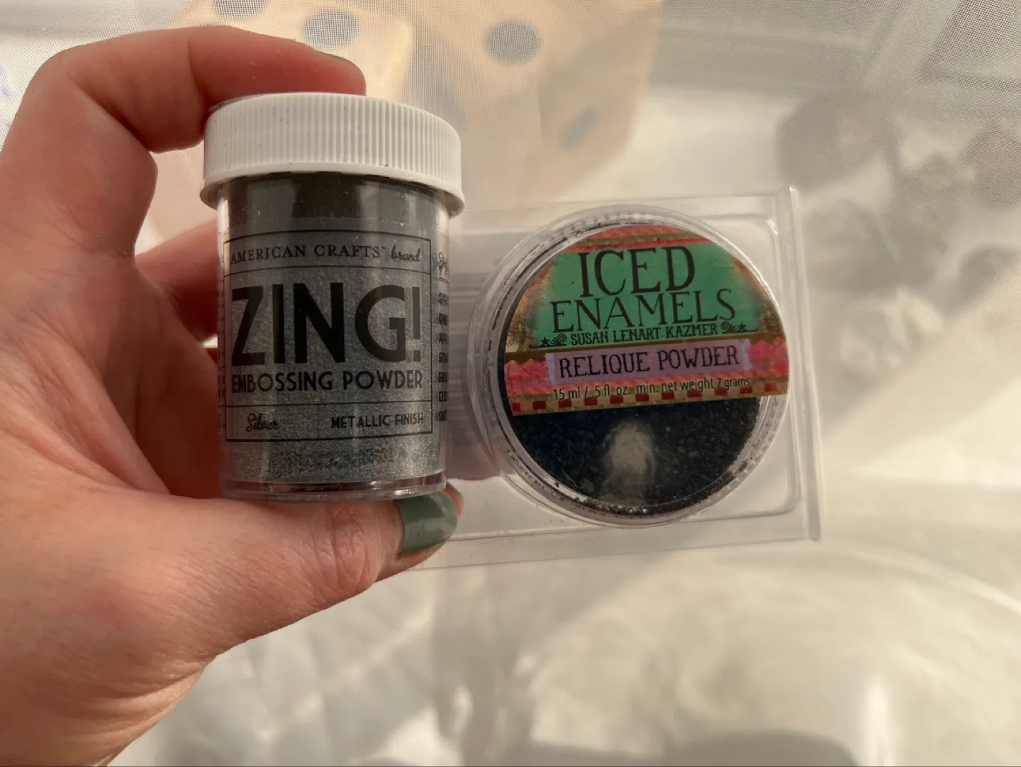 American Crafts Zing! & Iced Enamels Relique powders thumbnail
