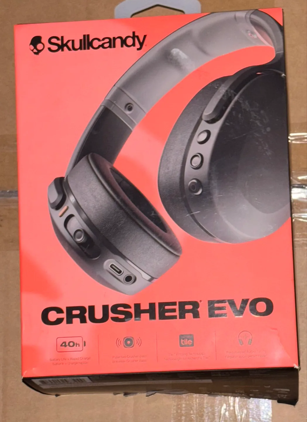 Skullcandy Crusher Evo Wireless Headphones - Brand New in Box thumbnail