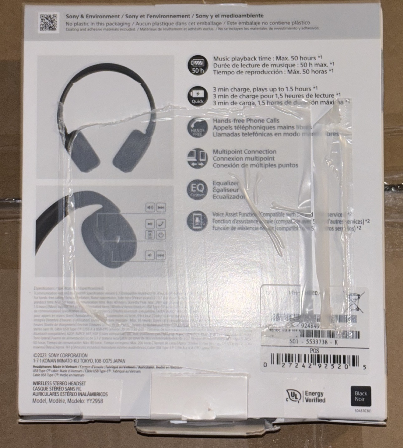 Sony WH-CH520 Wireless Headphones - Brand New - photo 2