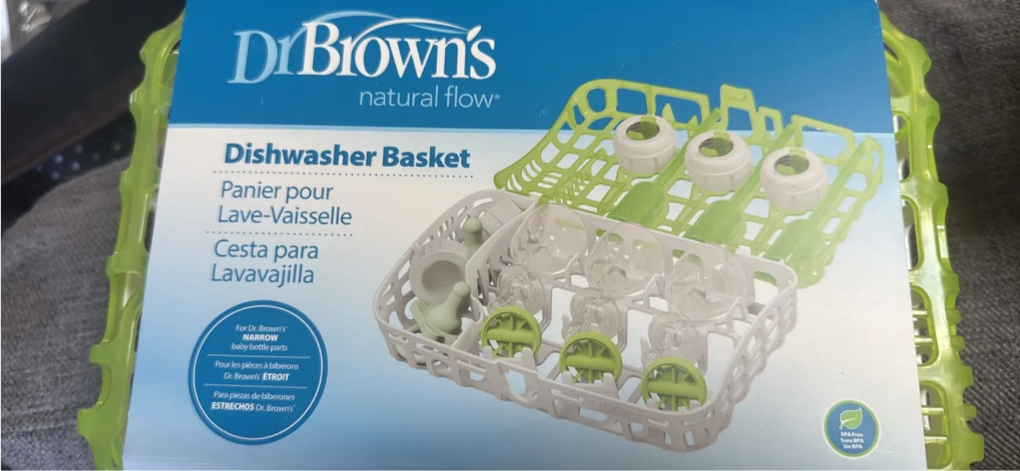 Dr Brown's Dishwasher Basket & Dino-Pour Bath Rinse Cup image indicator(3)