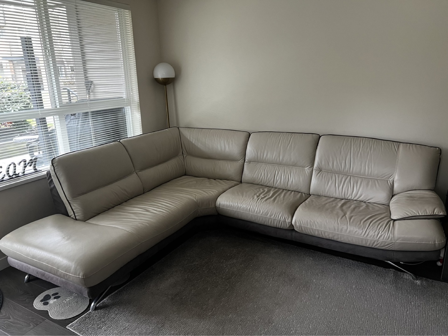 Leather Sectional Sofa - photo 2