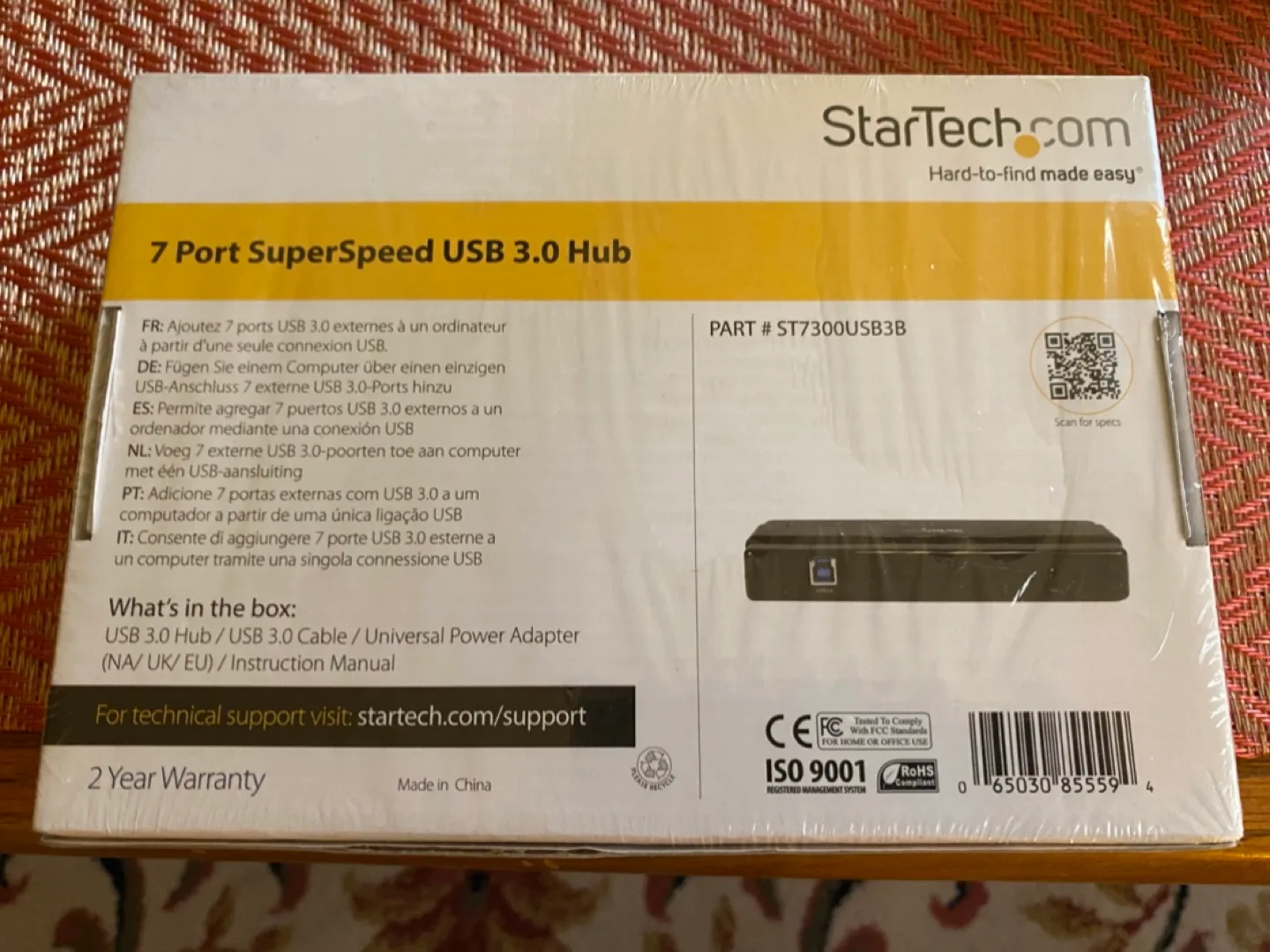 StarTech 7-Port SuperSpeed USB 3.0 Hub with Power Adapter image indicator(2)