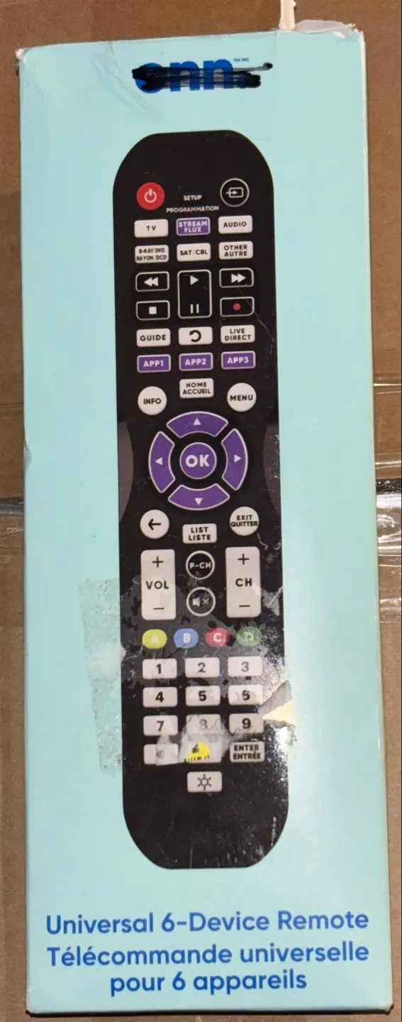 Universal 6-Device Remote Control thumbnail