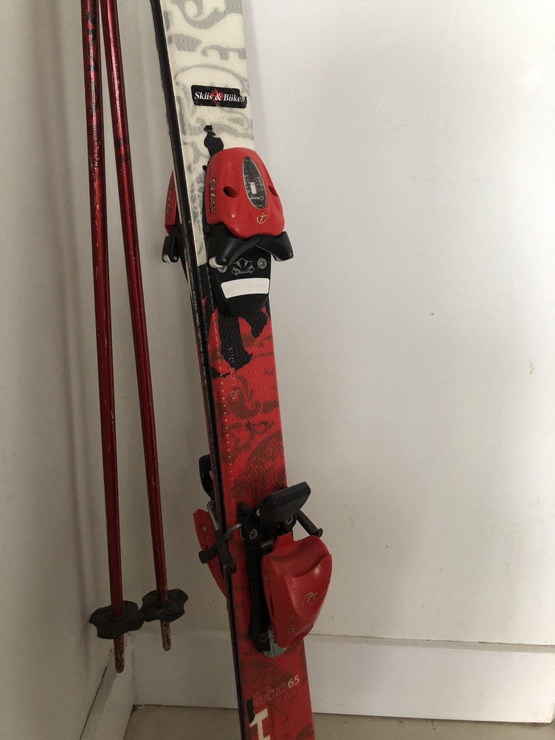 Head Monster 65 Skis with Poles