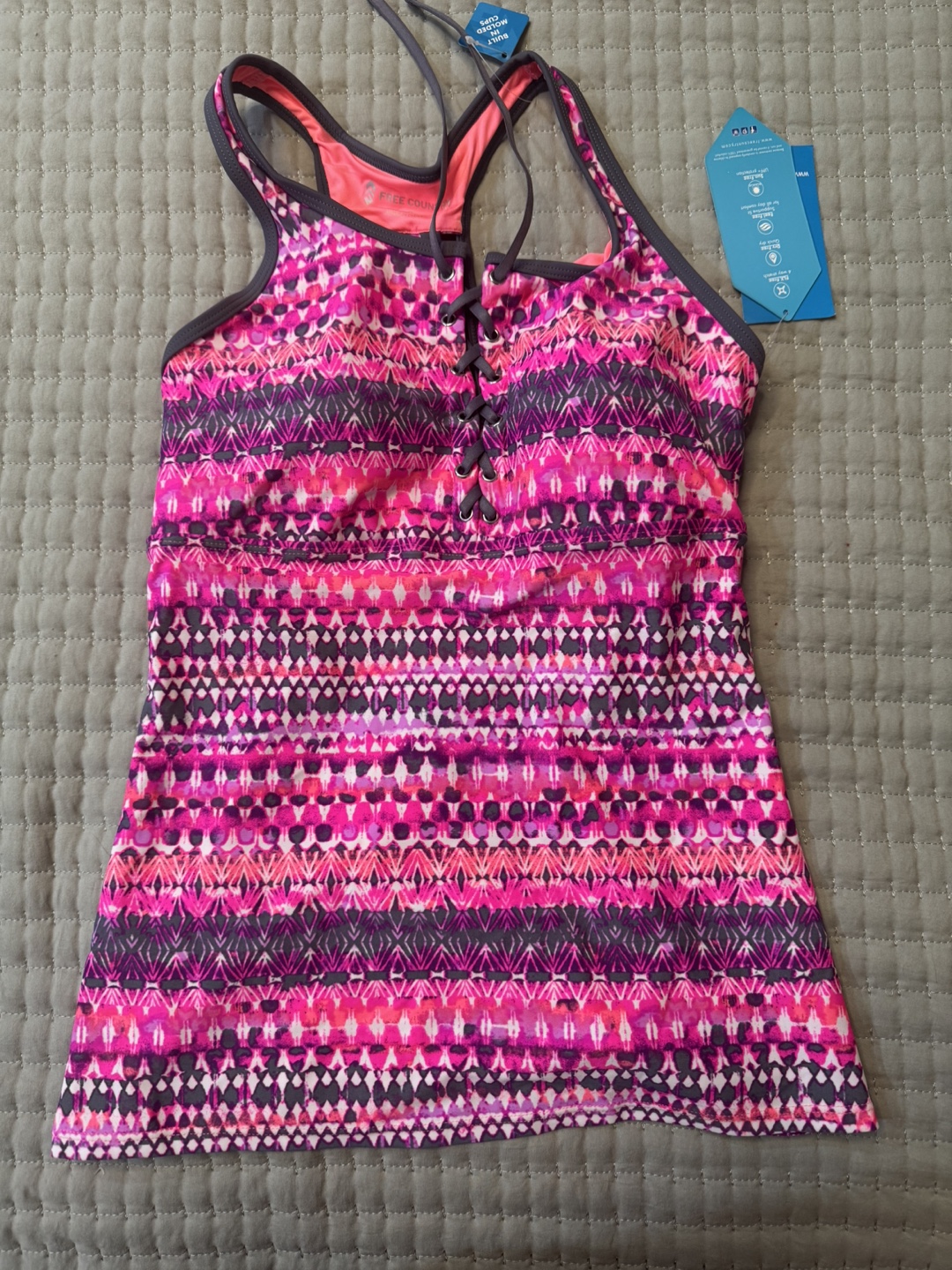 Women's Size Small Swimsuit  Top Cups