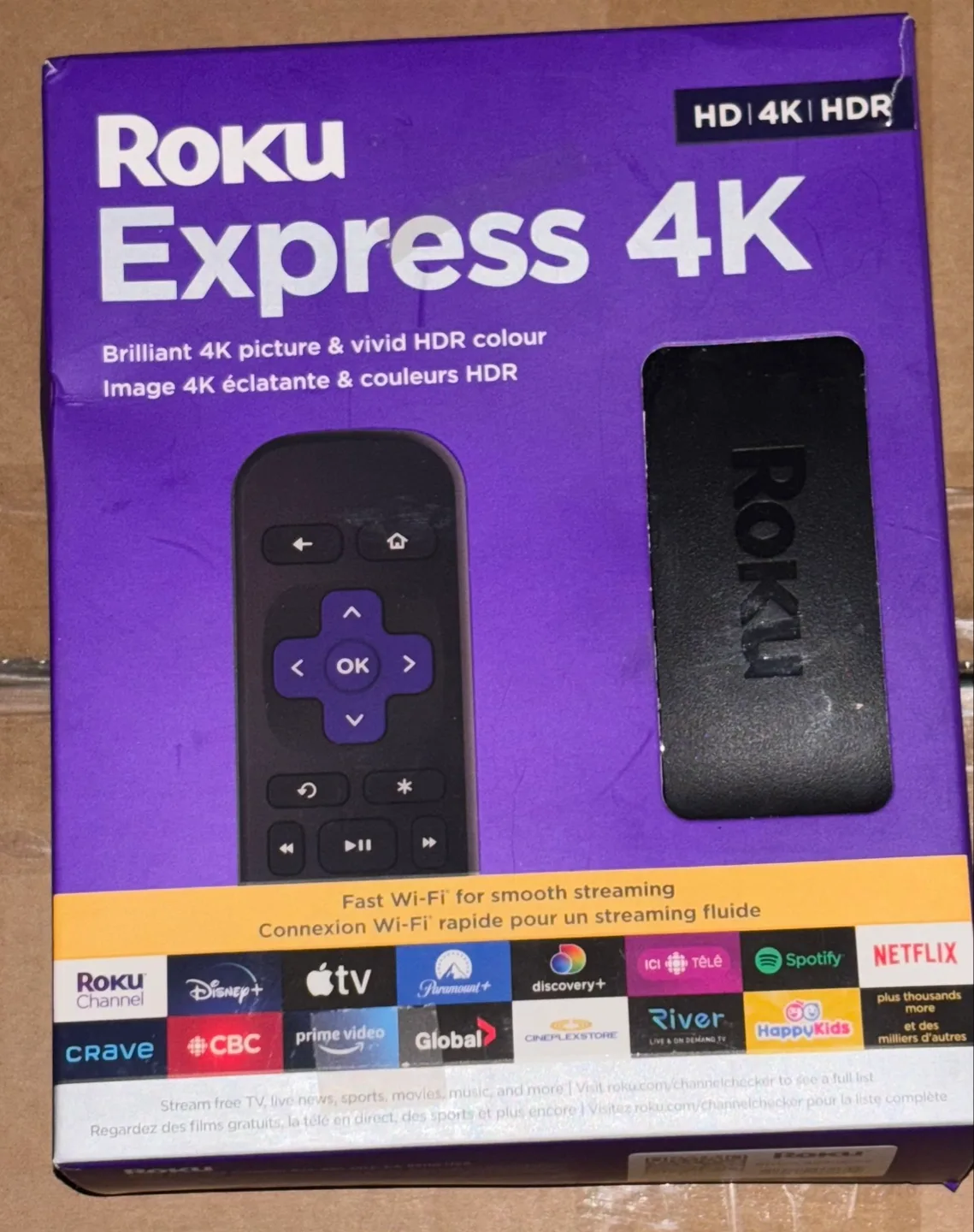Roku Express 4K Streaming Device thumbnail