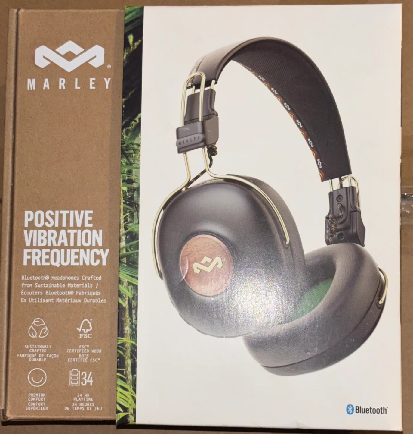 Marley Positive Vibration Frequency Bluetooth Headphones thumbnail