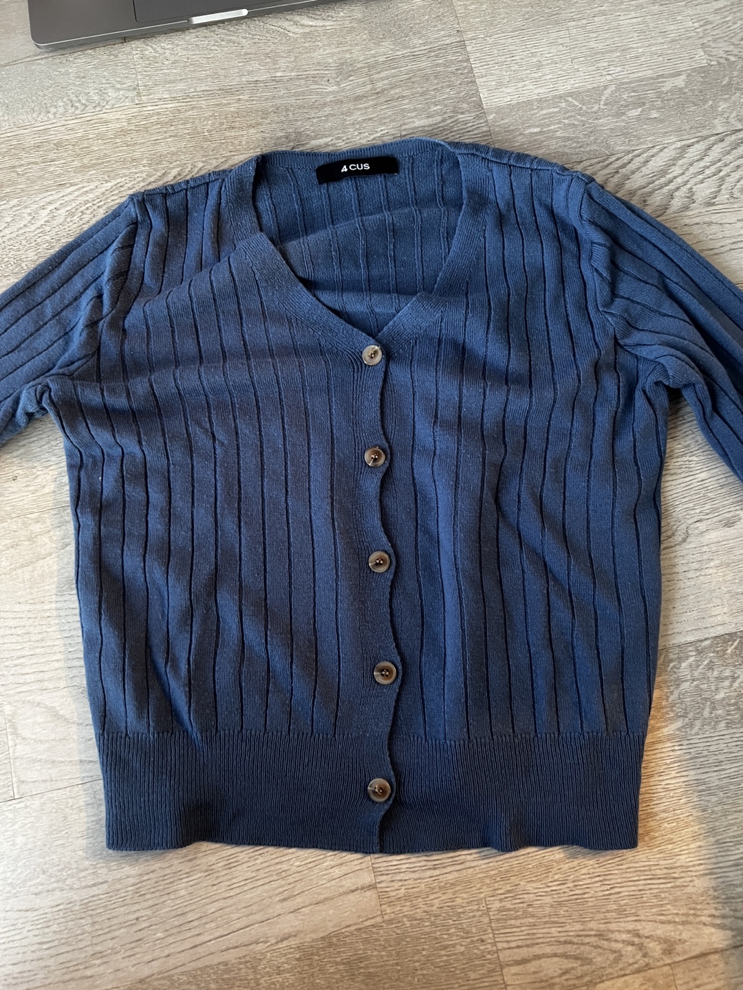 Women's Ribbed Knit Cardigan