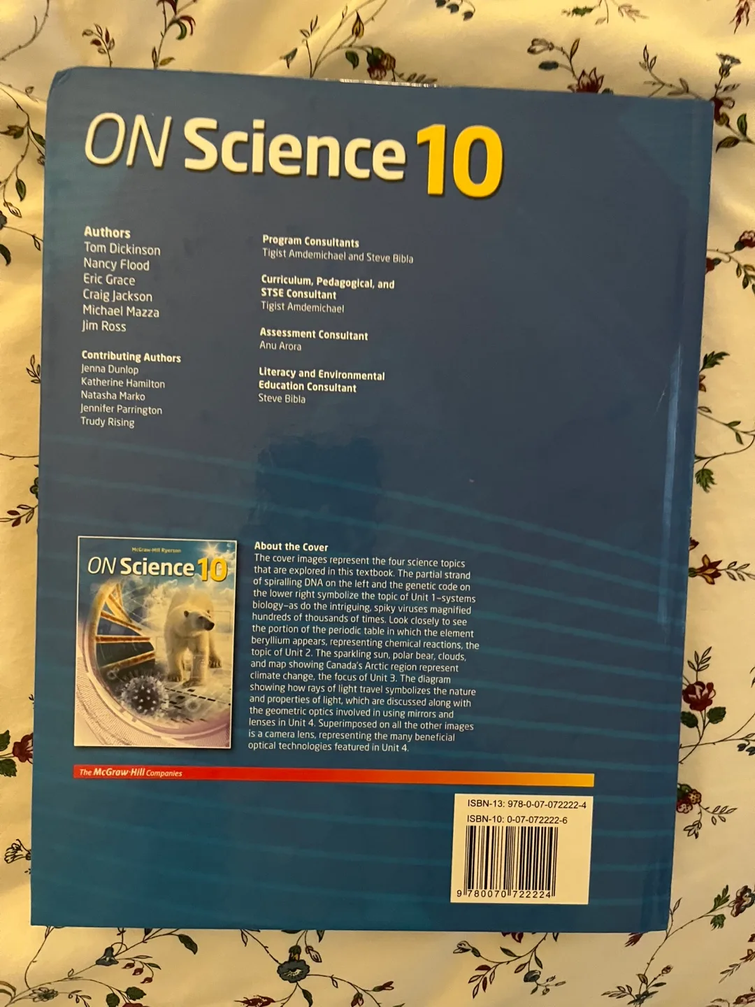 On Science 10 Textbook - McGraw-Hill Ryerson image indicator(3)