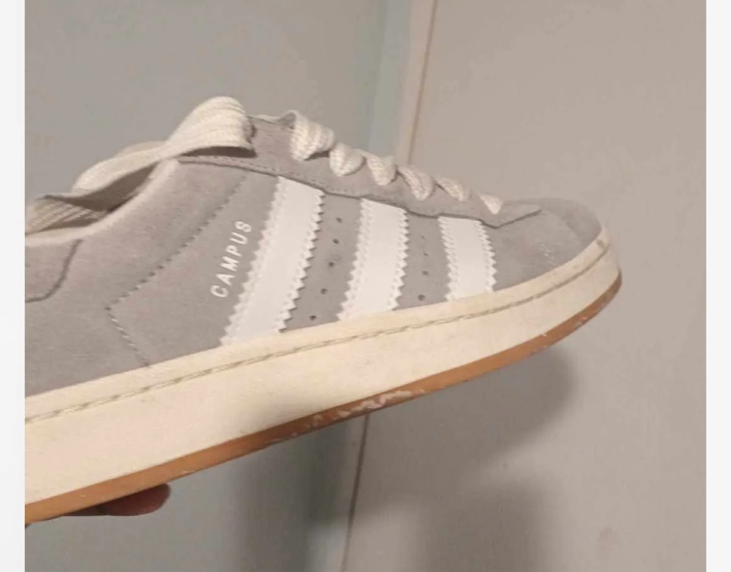 Adidas Campus Grey Suede Sneakers image indicator(2)