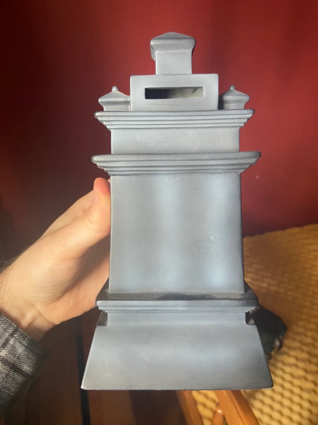 Batman Dark Knight On Building Plastic COIN BANK BY MFG M.I.I. image indicator(5)