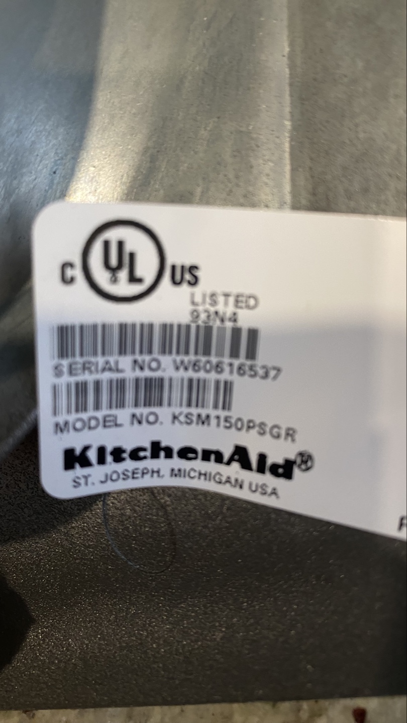 KitchenAid Artisan Stand Mixer - Dark Gray - photo 5