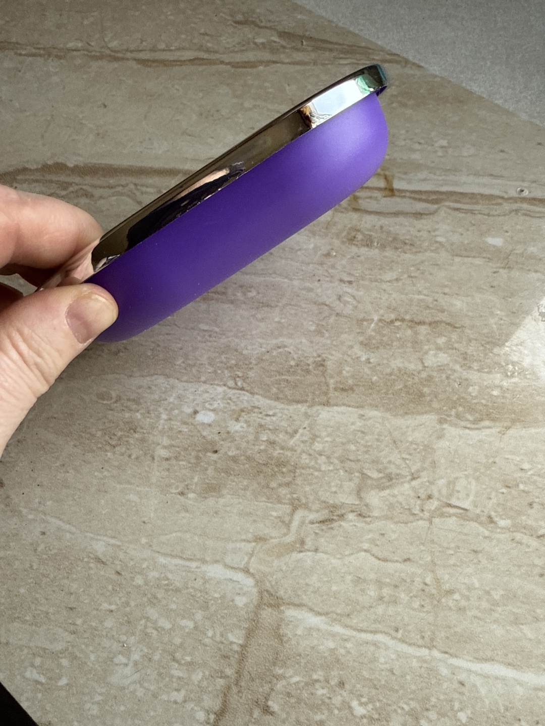 💸Purple and Chrome Soap Dish - photo 2