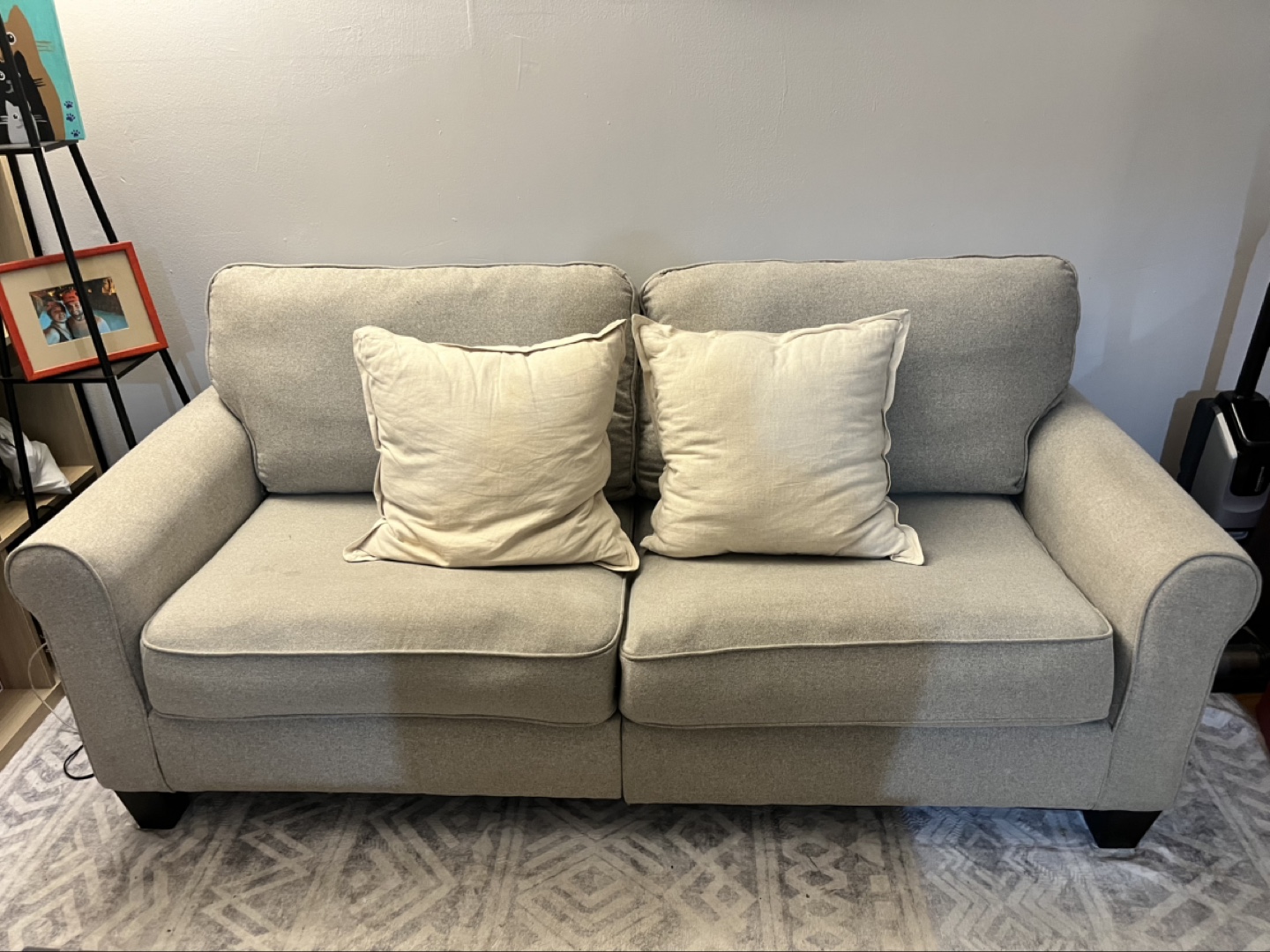 Gray Fabric Sofa