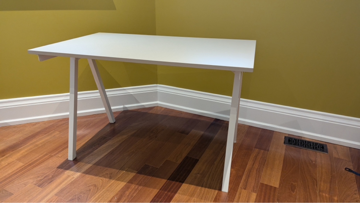 White A-Frame Desk - photo 2