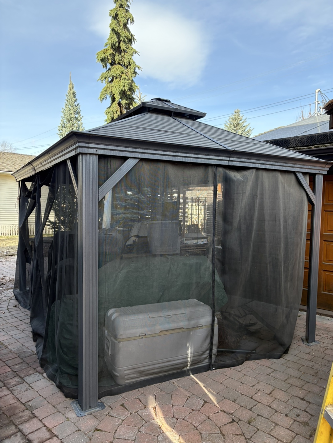 Outdoor Gazebo with Mosquito Netting