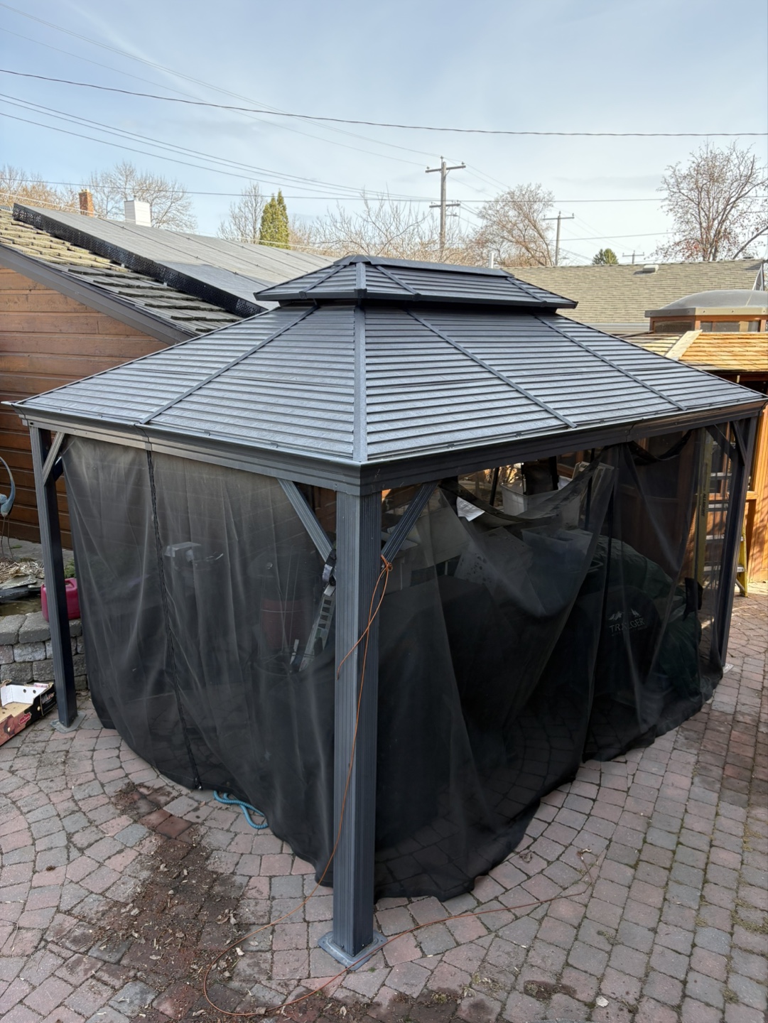Outdoor Gazebo with Mosquito Netting - photo 3