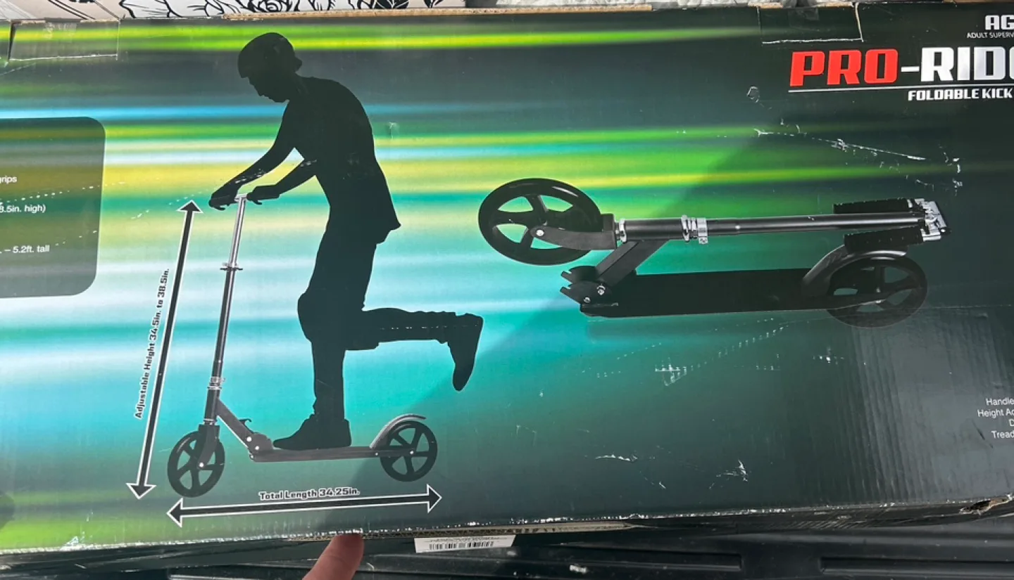 Pro-Rider Foldable Kick Scooter - New in Box image indicator(4)