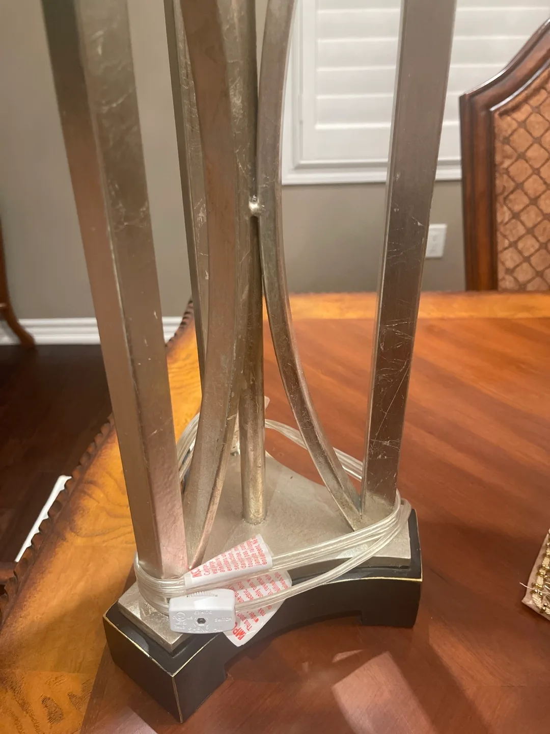 Pair of Elegant Table Lamps with Grey Shades image indicator(2)