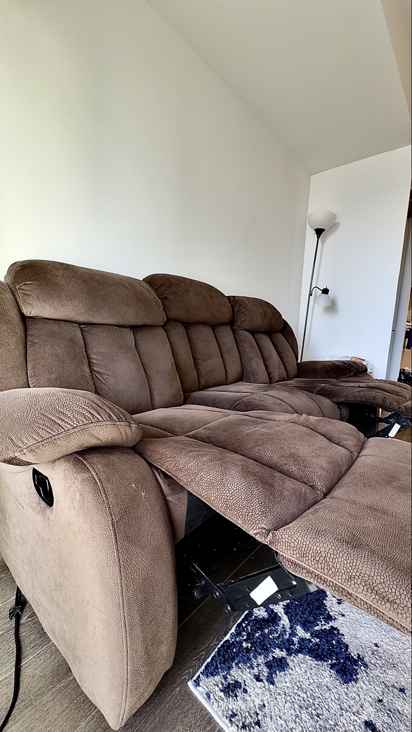 3 Seater Recliner Sofa - Pickup Only - photo 5