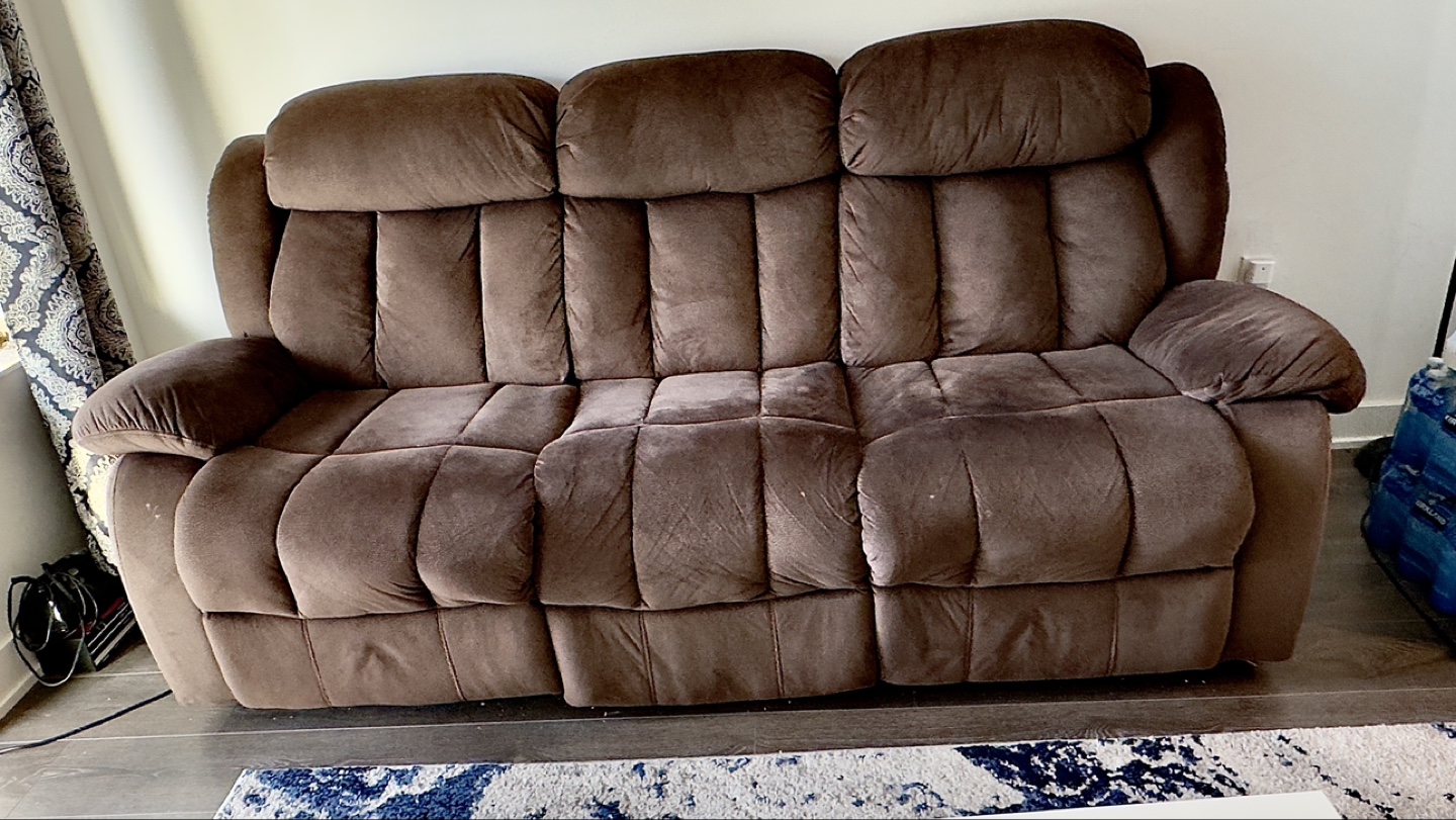 3 Seater Recliner Sofa - Pickup Only - photo 2