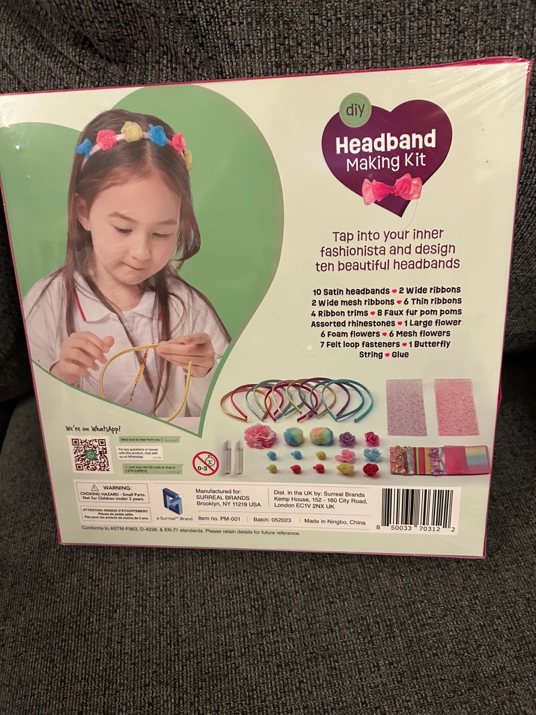 BNIB Pretty Me DIY Headband Making Kit image indicator(2)