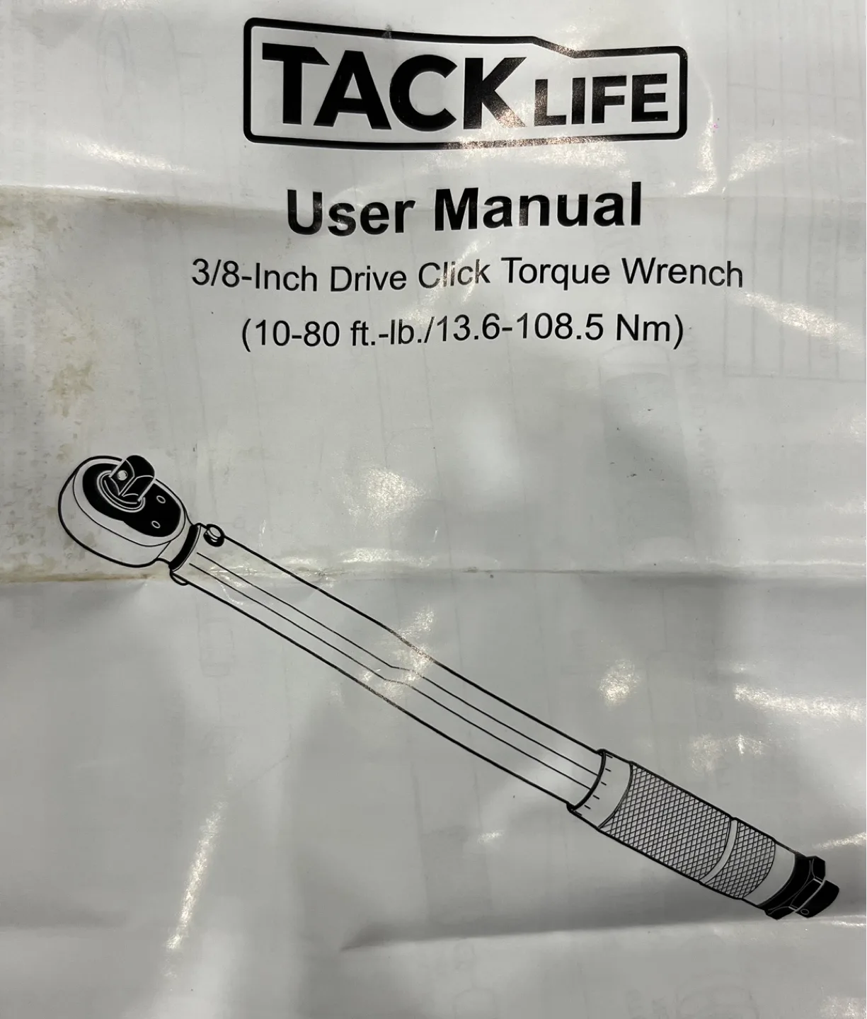 Tacklife Torque Wrench Set 3/8” image indicator(6)