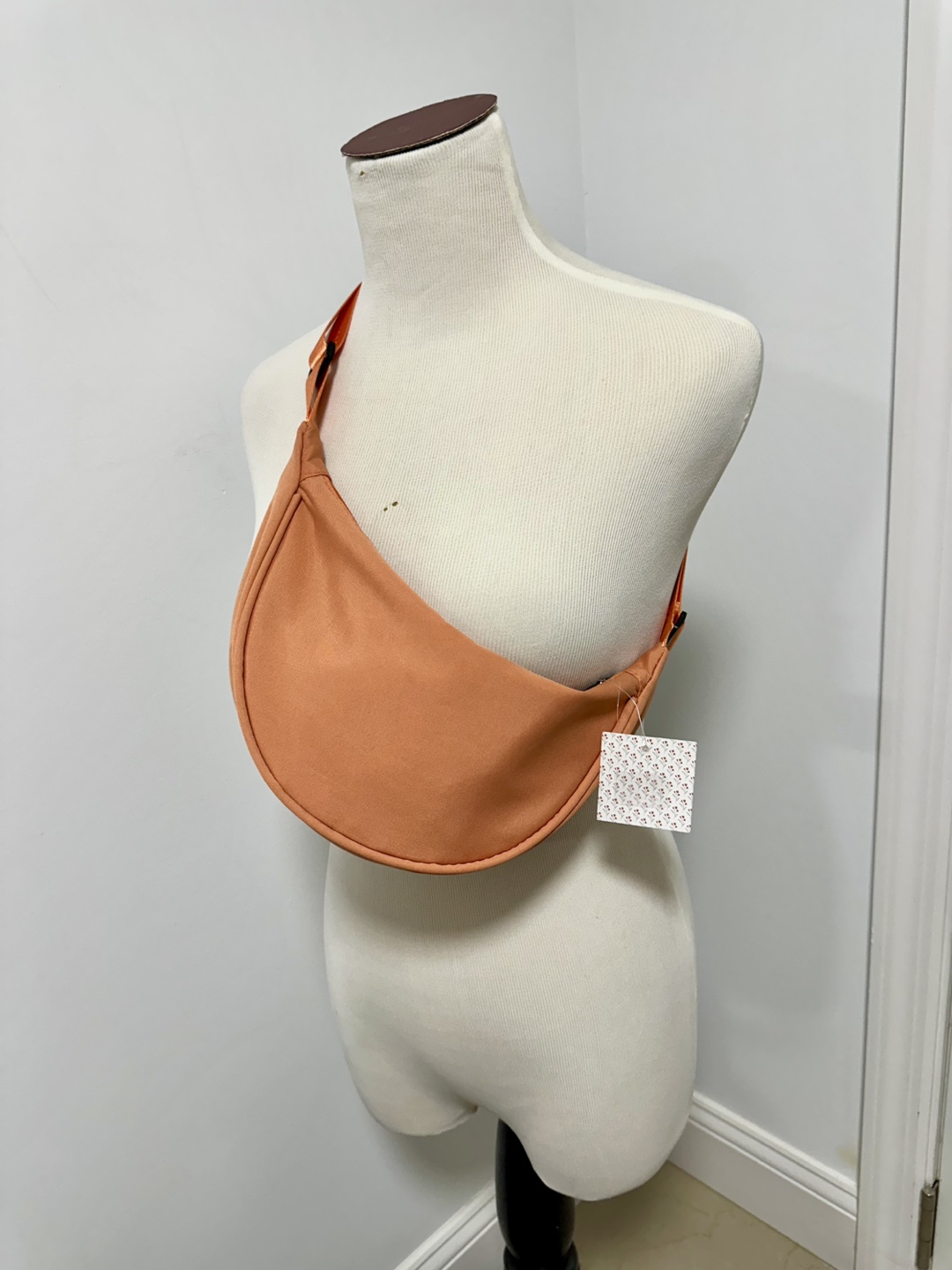 Moonstone Orange Half-Moon Bag