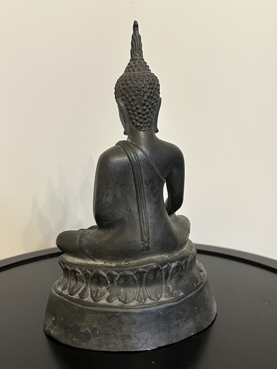 Antique Bronze Buddha in  Meditation Statue 8,5” - photo 5