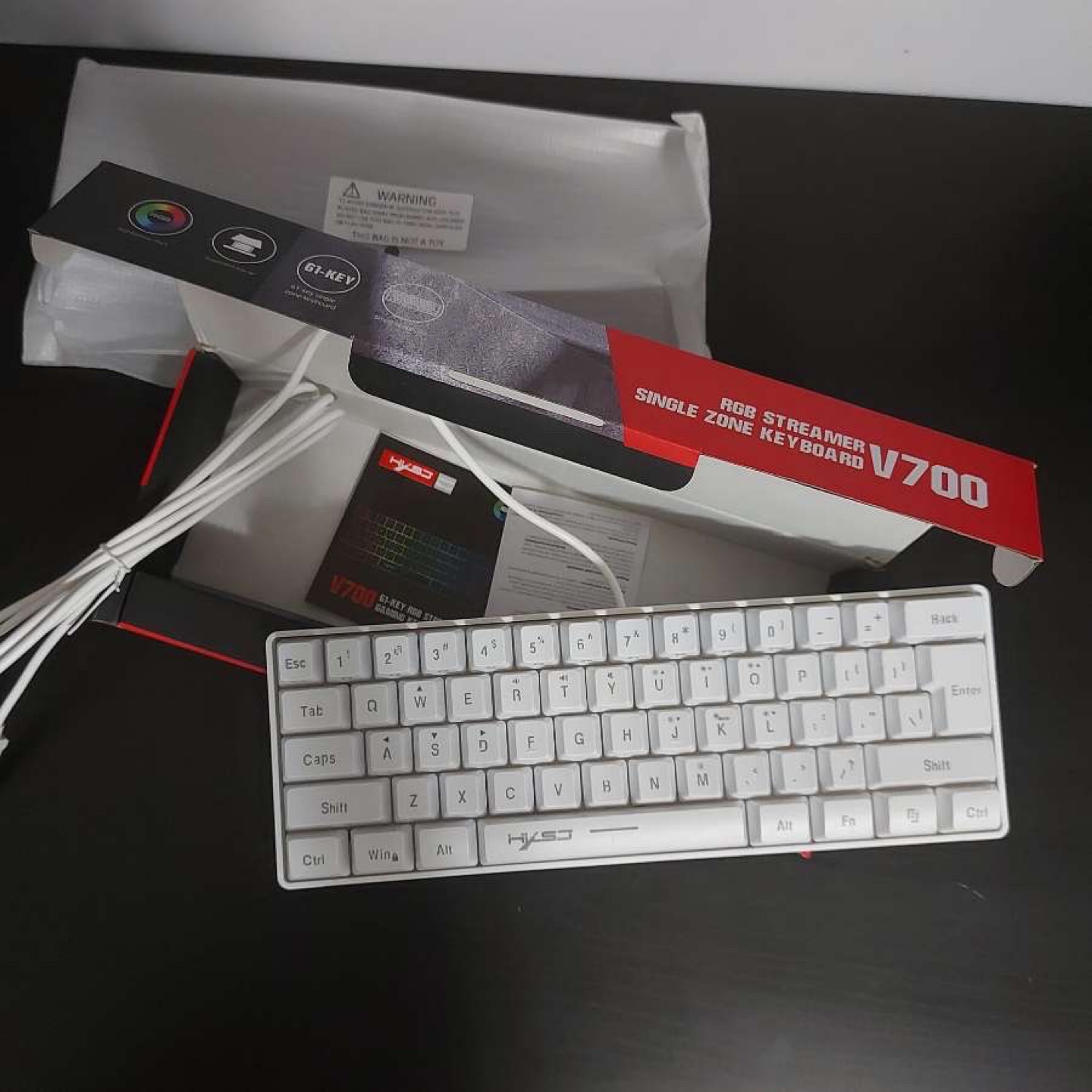 Hyso V700 RGB Wired Keyboard - photo 2