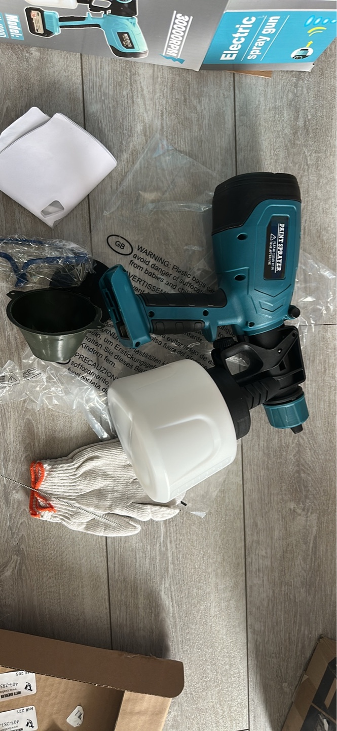 New Electric Paint Sprayer, 20V, 1400ml - photo 2