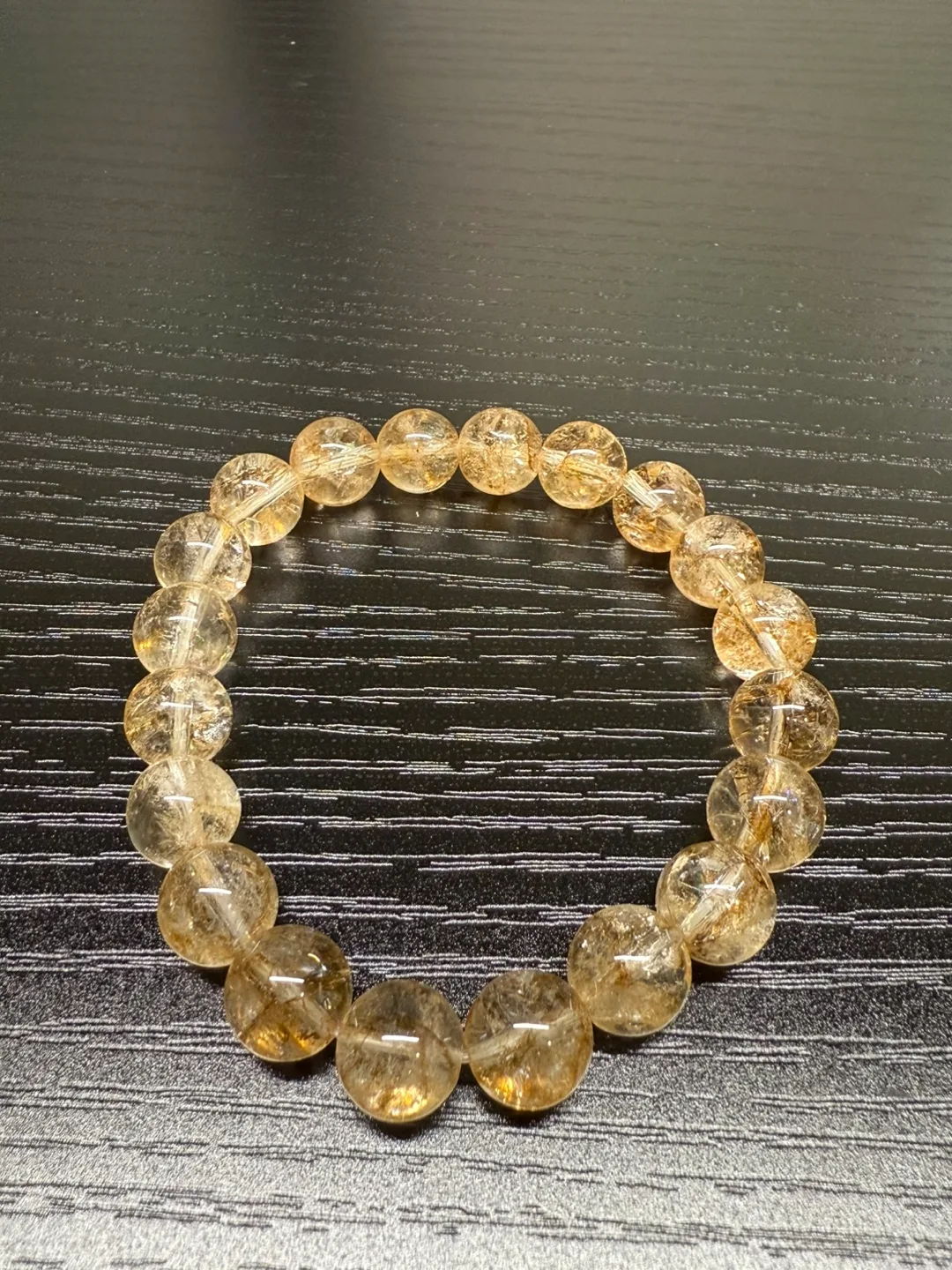 Golden Rutilated Crystal Bracelet thumbnail